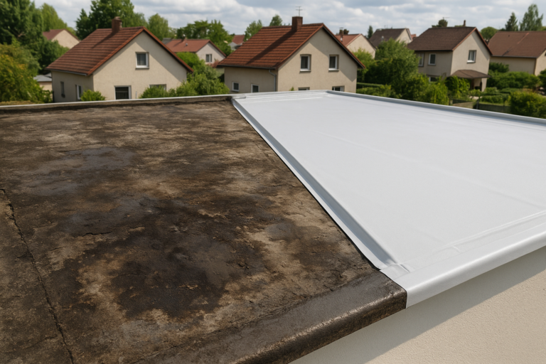 Jak opravit zatékající plochou střechu – bitumen vs. PVC fólie vs. hydroizolace